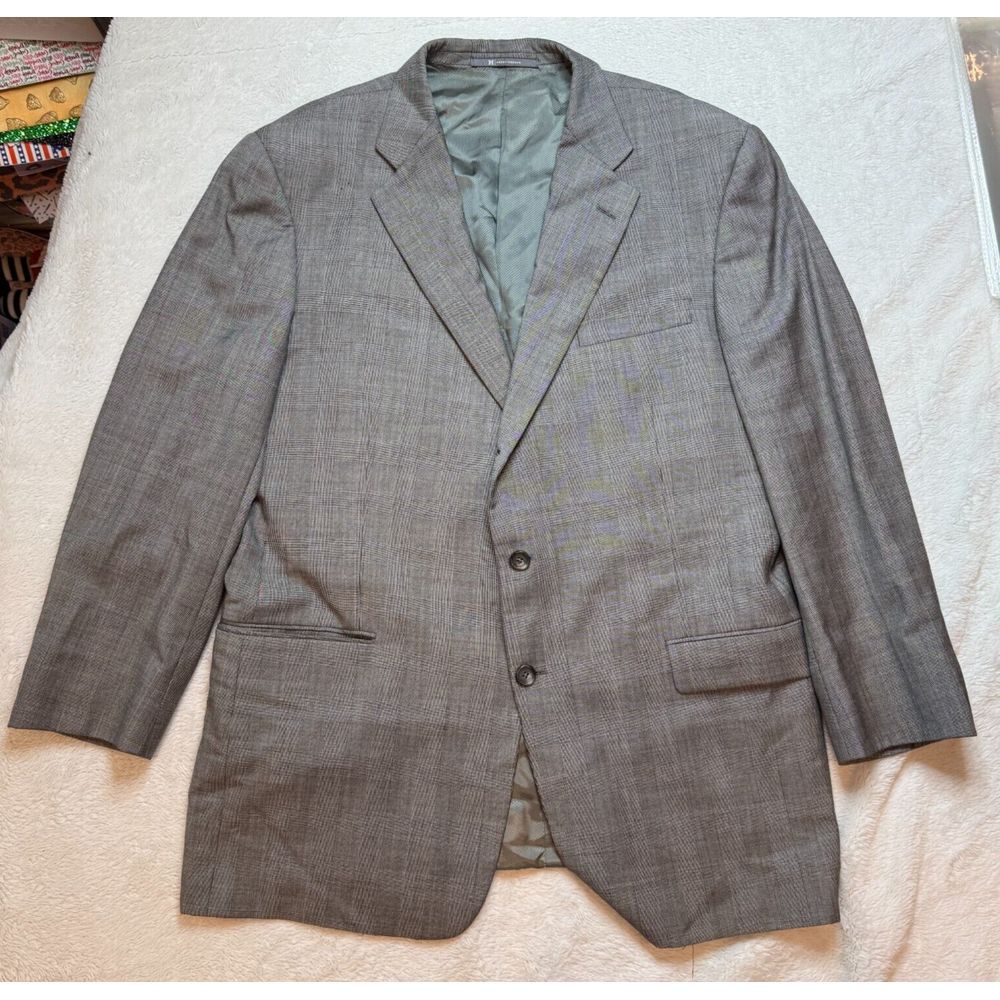 Vtg HICKEY FREEMAN Wool Blazer Jacket Sport Suit Coat 44R